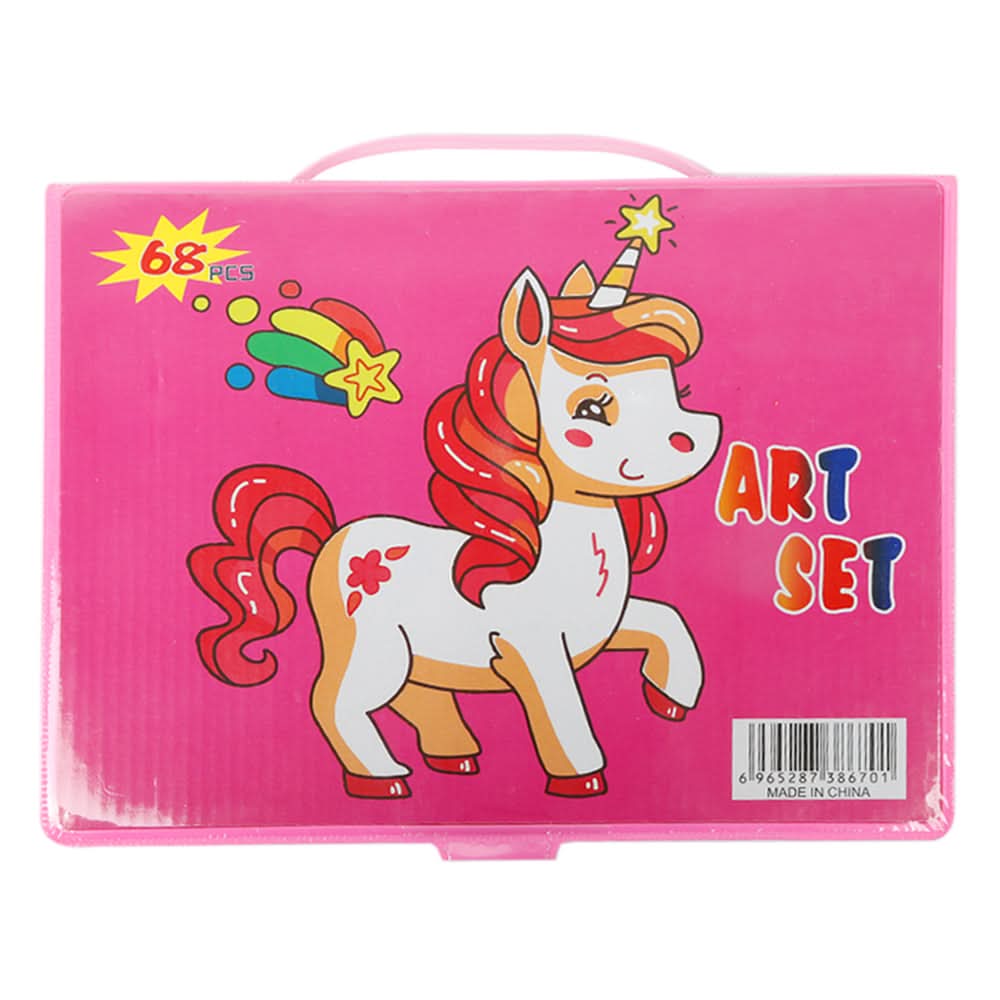 Colour Kit Pack of 68 - Pink, Pencil Boxes & Stationery Sets, Chase Value, Chase Value