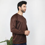 Men's Full Sleeve Sweat Shirt - Coffee, Men's Sweater & Sweat Shirts, Chase Value, Chase Value