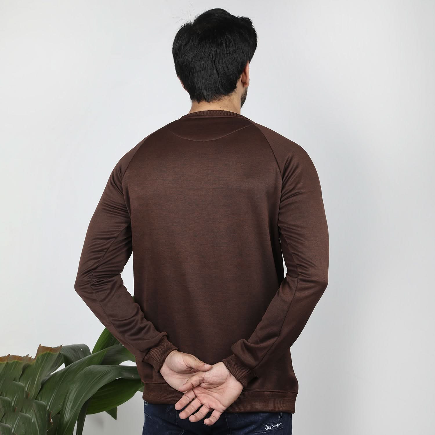 Men's Full Sleeve Sweat Shirt - Coffee, Men's Sweater & Sweat Shirts, Chase Value, Chase Value