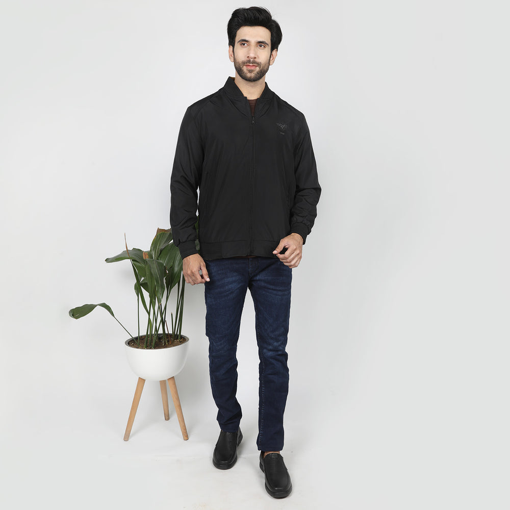 Men's Full Sleeves Jacket - Black, Men's Jackets & Hoodies, Chase Value, Chase Value