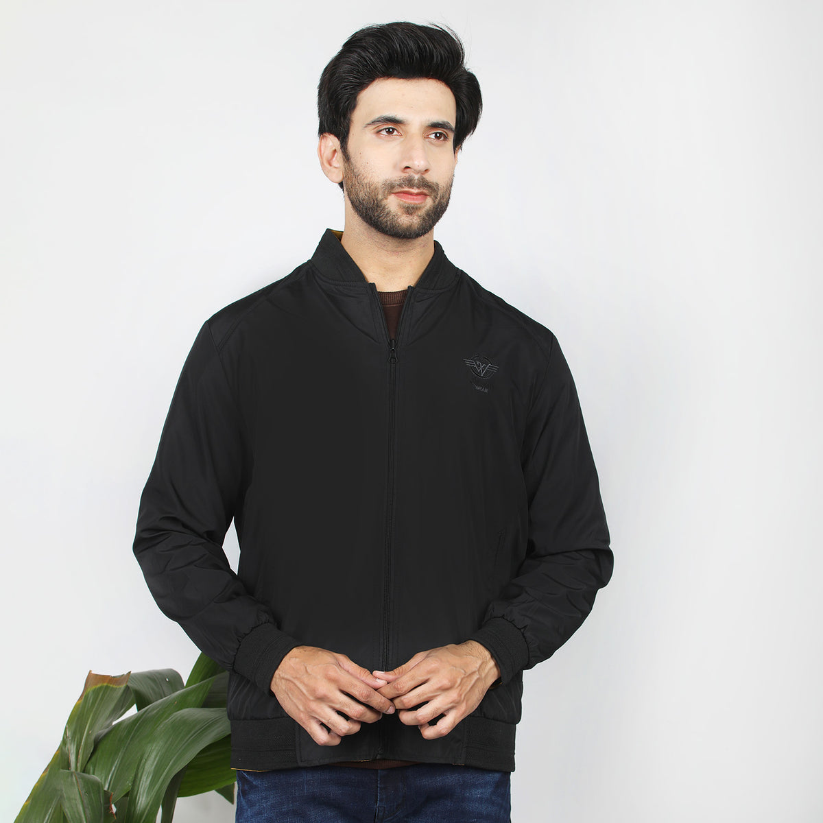 Men's Full Sleeves Jacket - Black, Men's Jackets & Hoodies, Chase Value, Chase Value