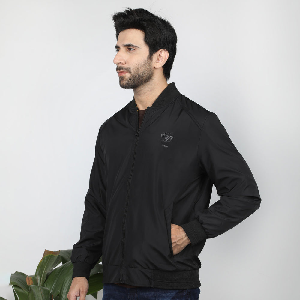 Men's Full Sleeves Jacket - Black, Men's Jackets & Hoodies, Chase Value, Chase Value