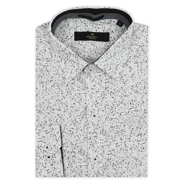 Eminent Men's Saturday Printed Shirt  - Grey