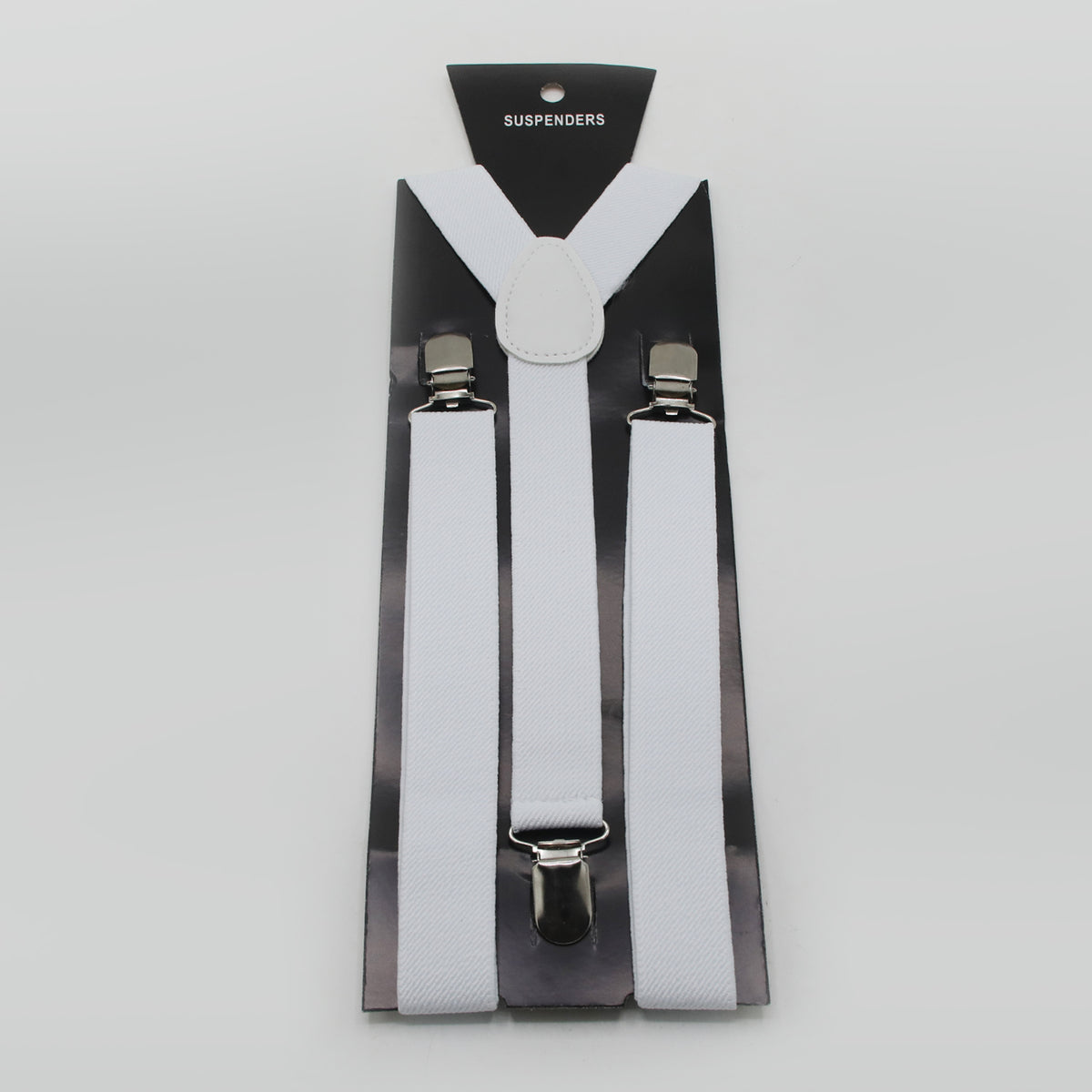 Suspenders For Men's - White, Men's Belt, Chase Value, Chase Value