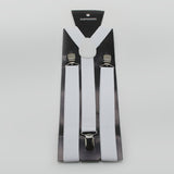 Suspenders For Men's - White, Men's Belt, Chase Value, Chase Value