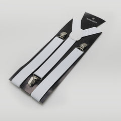 Suspenders For Men's - White