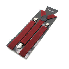 Suspenders For Men's - Maroon