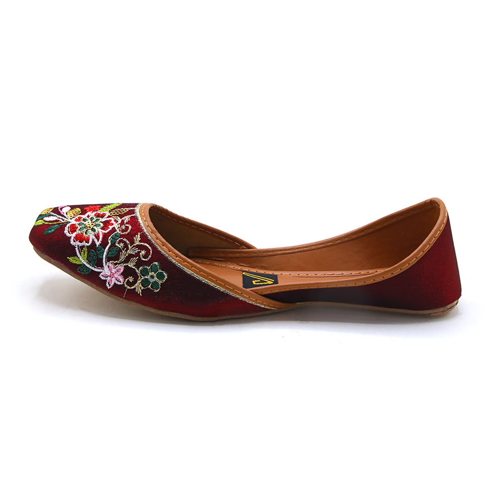Women's Khussa - Maroon, Women Khussa, Chase Value, Chase Value