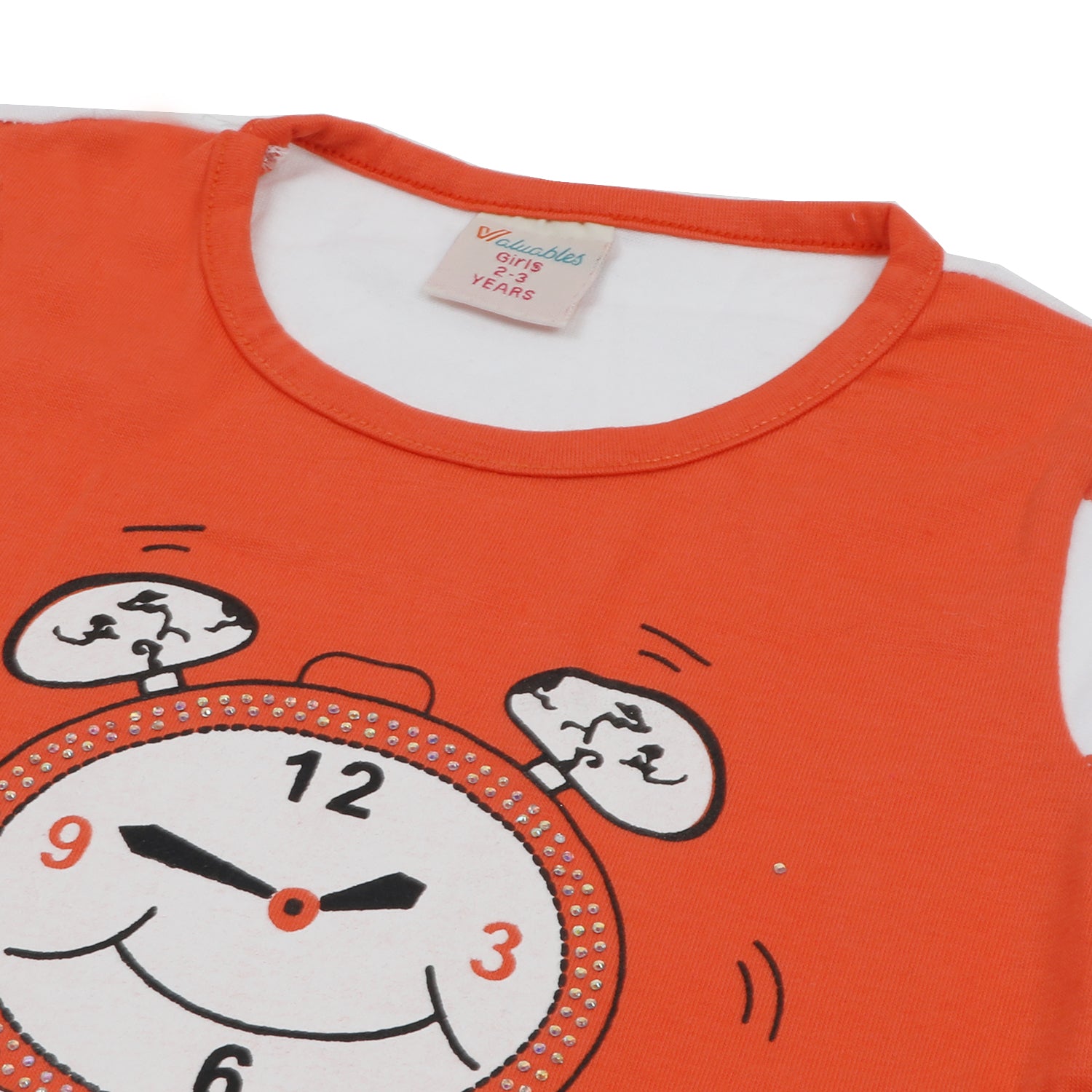 Girls Half Sleeves Suit - Orange, Girls Suits, Chase Value, Chase Value