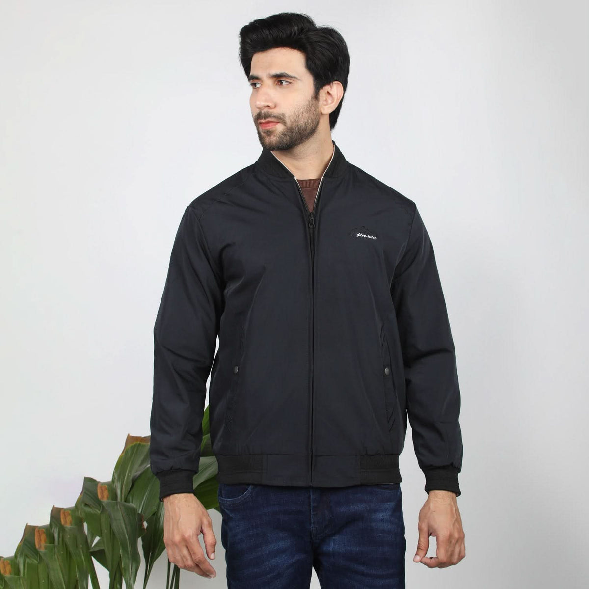 Men's Full Sleeves Jacket - Black, Men's Jackets & Hoodies, Chase Value, Chase Value