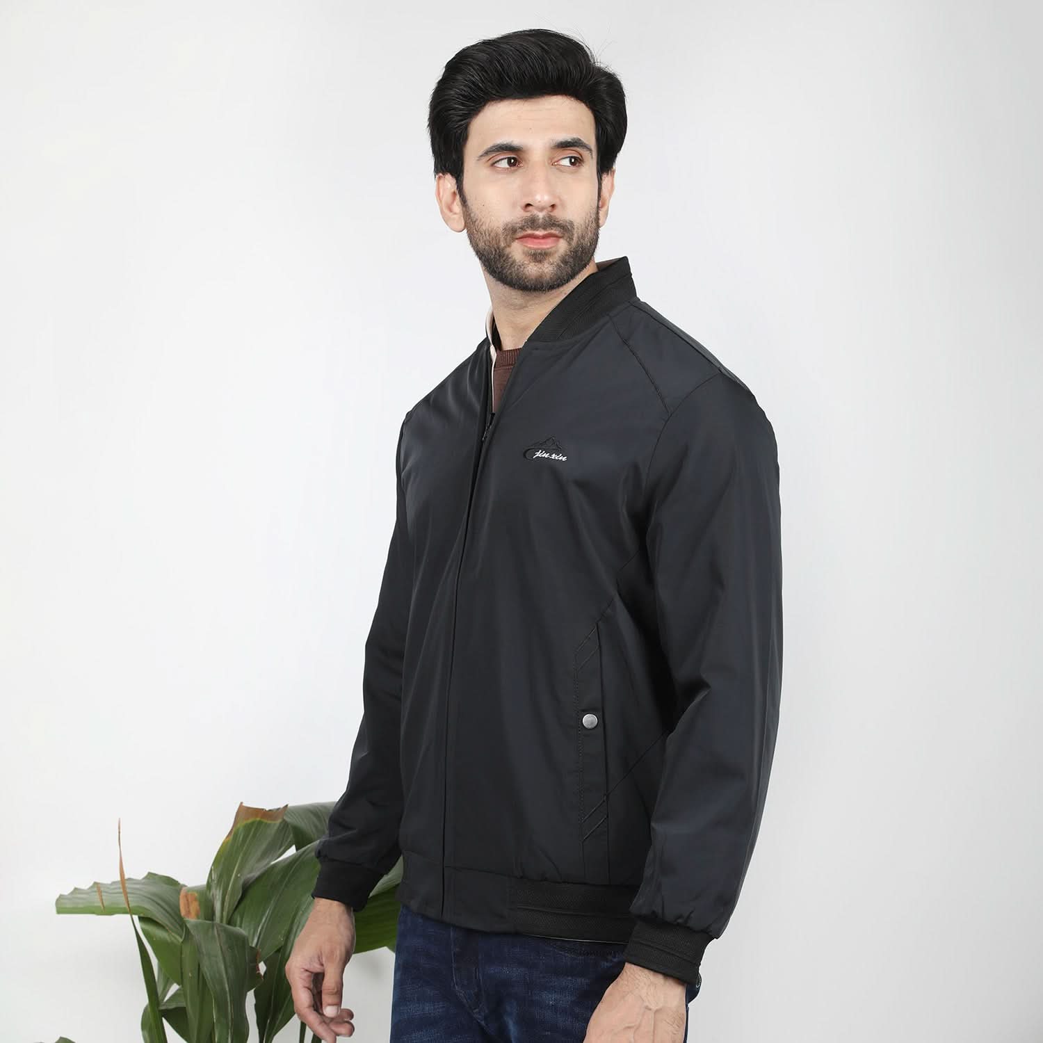 Men's Full Sleeves Jacket - Black, Men's Jackets & Hoodies, Chase Value, Chase Value