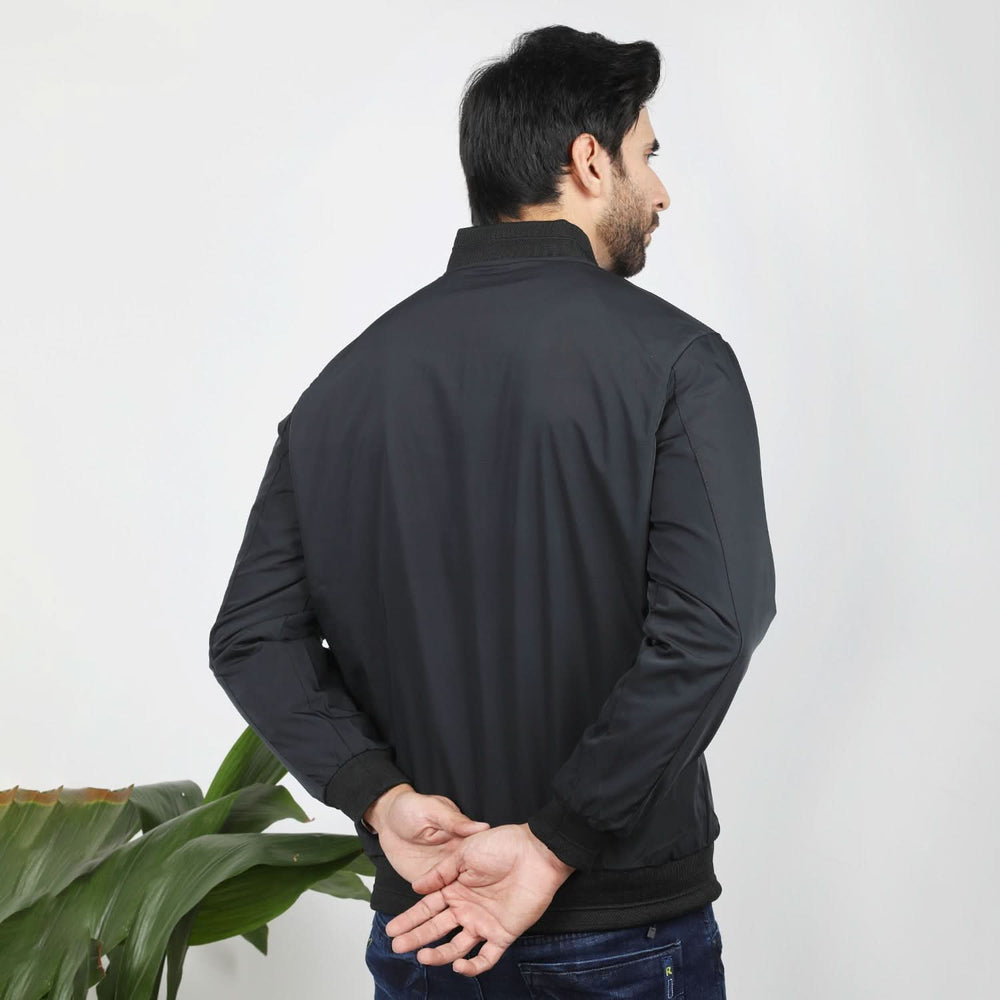 Men's Full Sleeves Jacket - Black, Men's Jackets & Hoodies, Chase Value, Chase Value