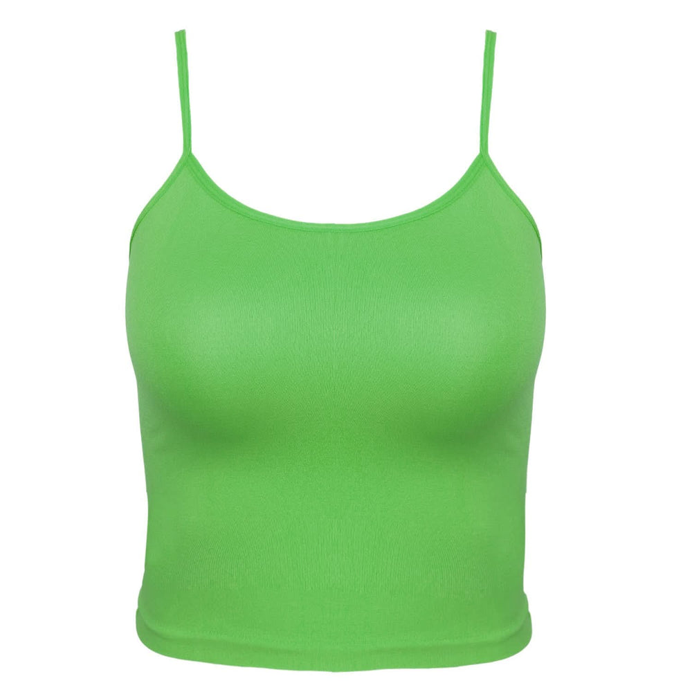 Girls Seamless Camisole - Green, Girls Shameez Camisole & Biddies, Chase Value, Chase Value