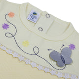 Newborn Girls Full Sleeves Suit - Yellow, Newborn Girls Sets & Suits, Chase Value, Chase Value
