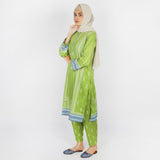 Eminent Women's Printed Khaddar 2pcs Suit - Green, Women Shalwar Suits, Eminent, Chase Value