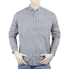 Eminent Men's Casual Printed Shirt - Navy Blue