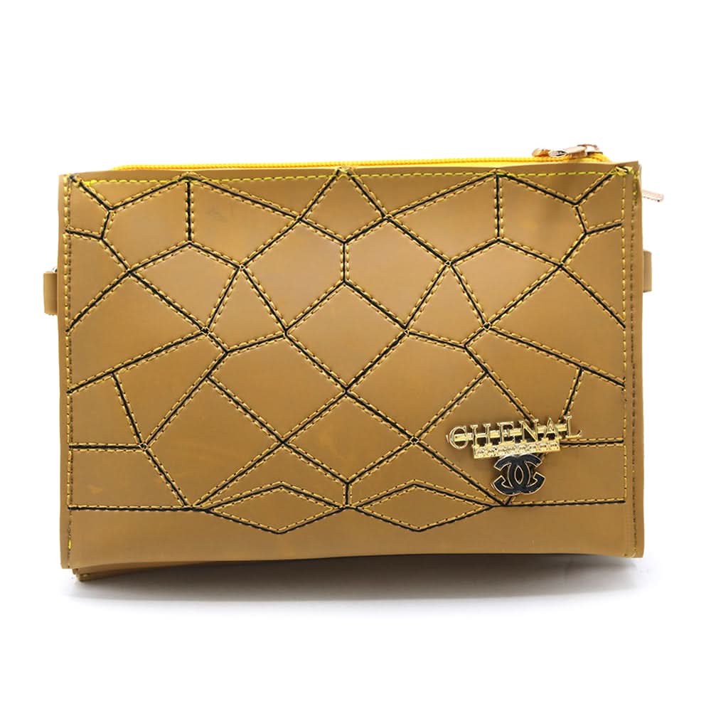 Women's Bag - Mustard, Women Bags, Chase Value, Chase Value