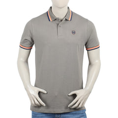 Eminent Men's Polo Half Sleeves T-Shirt - Charcoal