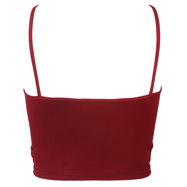 Girls Seamless Camisole - Maroon