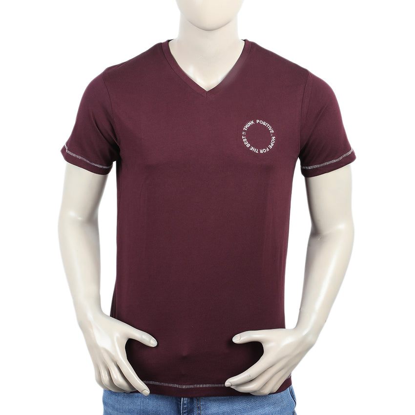 Eminent Men's Round Neck Half Sleeves Printed T-Shirt - Port Royale