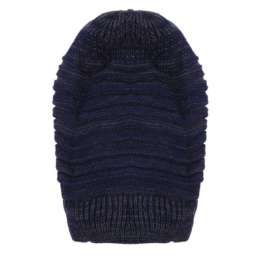 Man's Wollen Cap - Navy Blue