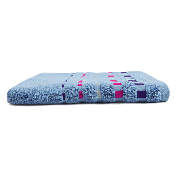 Dots Jacquard Bath Towel - Denim