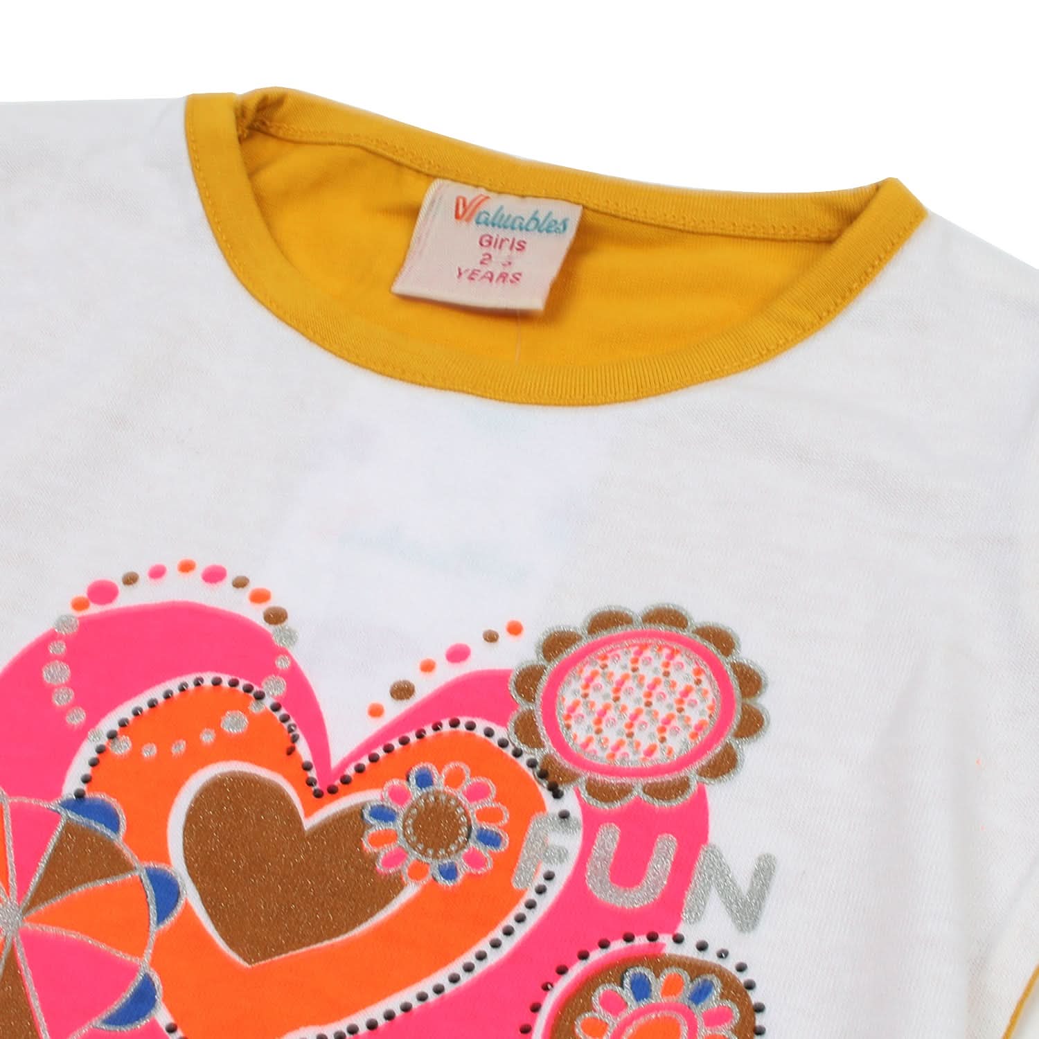 Girls Half Sleeves Suit - Mustard, Girls Suits, Chase Value, Chase Value