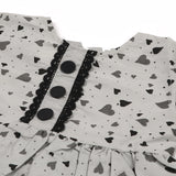 Girls Printed Frock - Grey, Girls Frocks, Chase Value, Chase Value