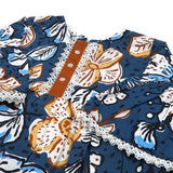 Girls Full Sleeves Cotton Suit - Blue, Girls Suits, Chase Value, Chase Value