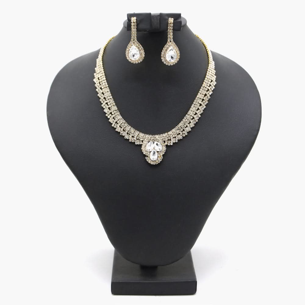 Women's Jewellery Golden Set - Golden, Women Jewellery Set, Chase Value, Chase Value