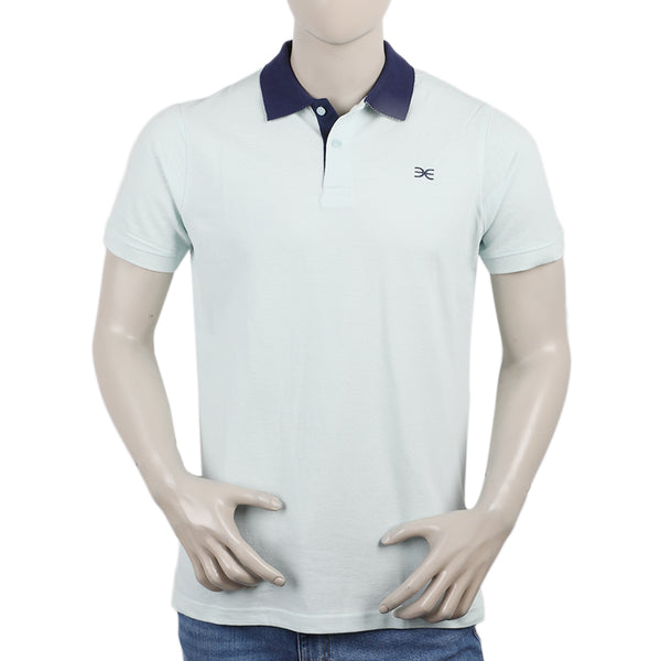 Eminent Men's Polo Half Sleeves T-Shirt - Glacier