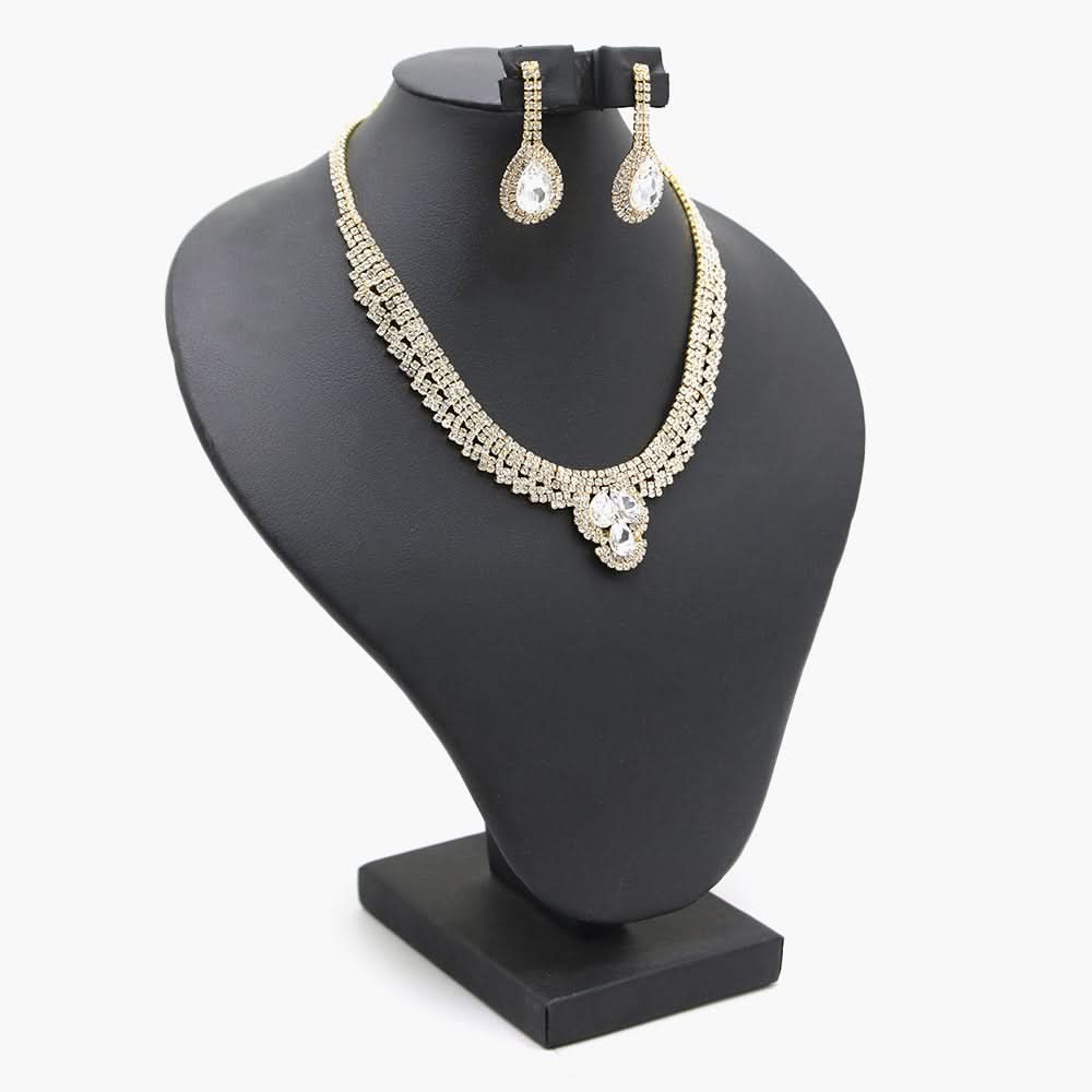 Women's Jewellery Golden Set - Golden, Women Jewellery Set, Chase Value, Chase Value