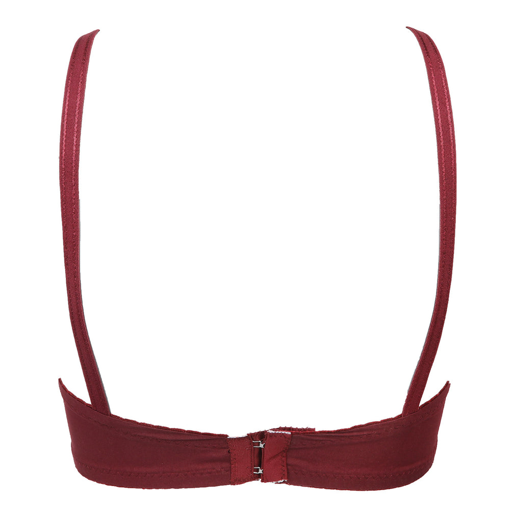 Women's Cotton Bra Lace - Maroon, Women Bras, Chase Value, Chase Value