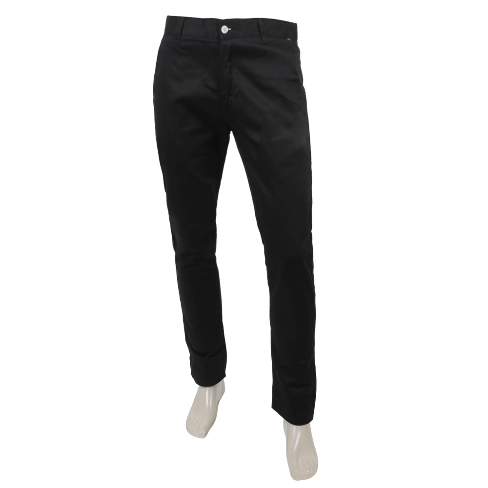 Men's Cotton Pant - Black, Men's Formal Pants, Chase Value, Chase Value