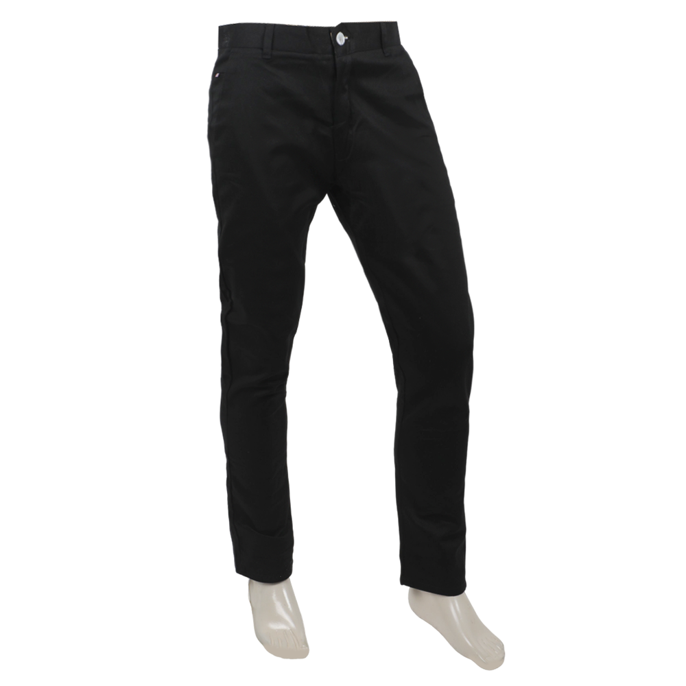 Men's Cotton Pant - Black, Men's Formal Pants, Chase Value, Chase Value