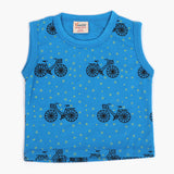 Newborn Girls Sando - Sky Blue, Newborn Girls T-Shirts, Chase Value, Chase Value