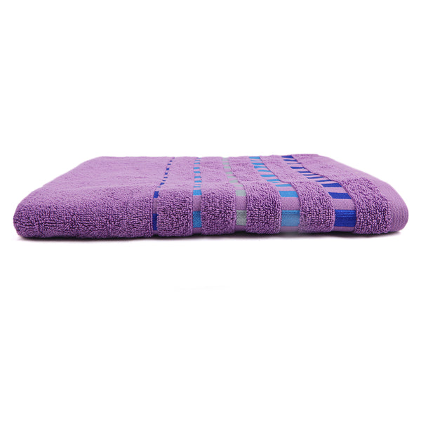 Dots Jacquard Bath Towel - Light Purple