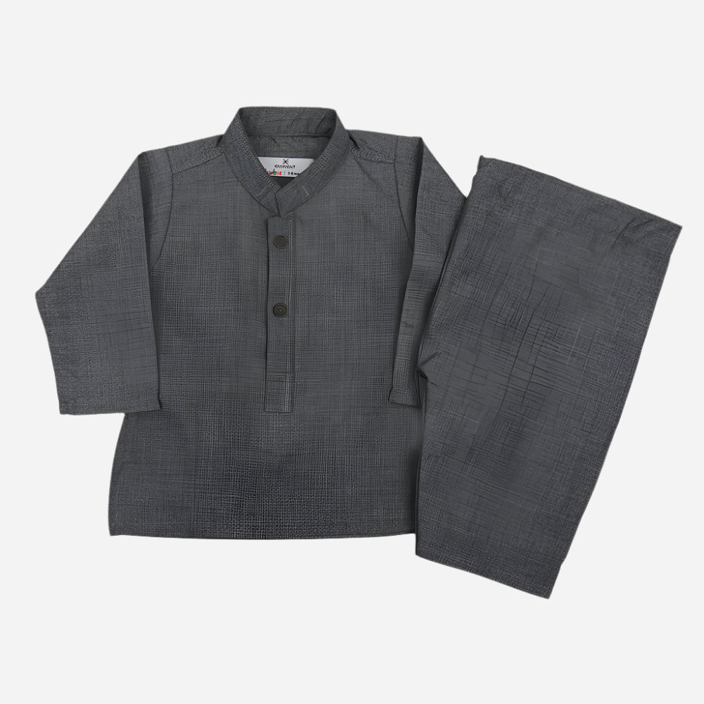 Eminent Newborn Boys Shalwar Suit - Grey, Newborn Boys Shalwar Suits, Eminent, Chase Value