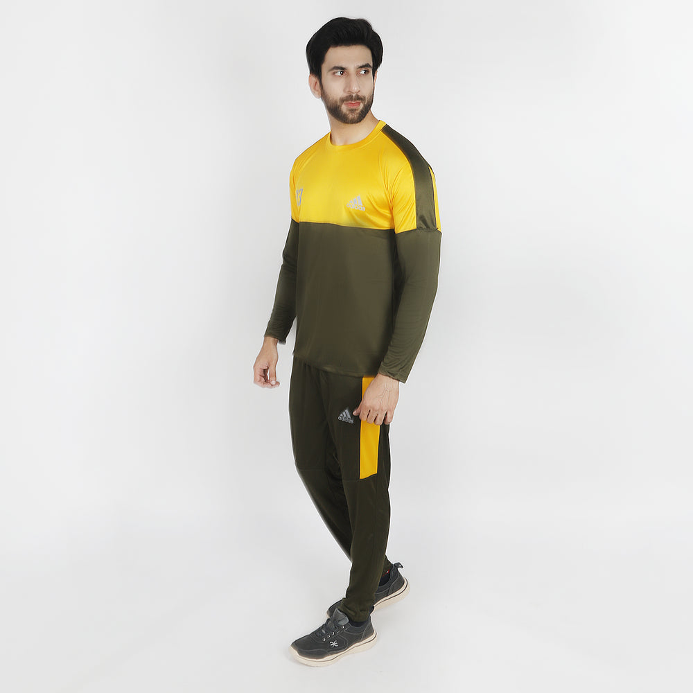 Men's Full Sleeves Track Suit - Yellow, Men's Track Suits, Chase Value, Chase Value
