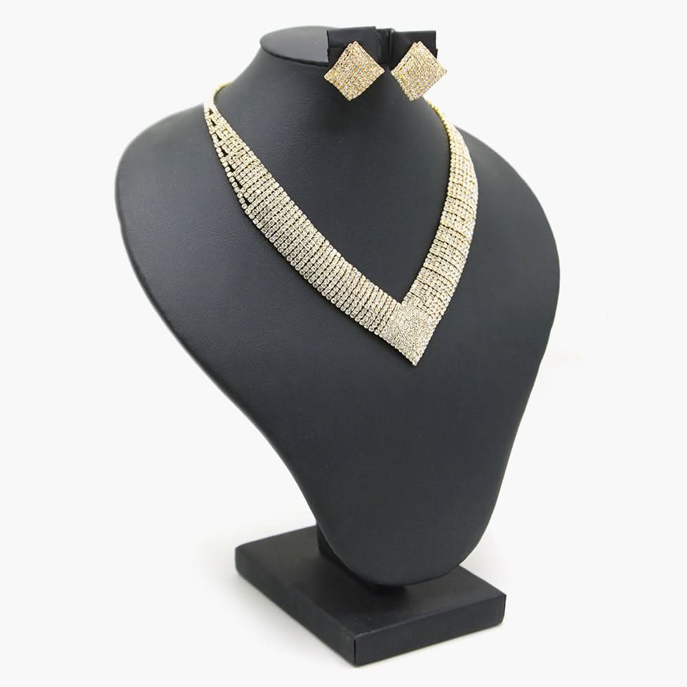 Women's Jewellery Golden Set - Golden, Women Jewellery Set, Chase Value, Chase Value