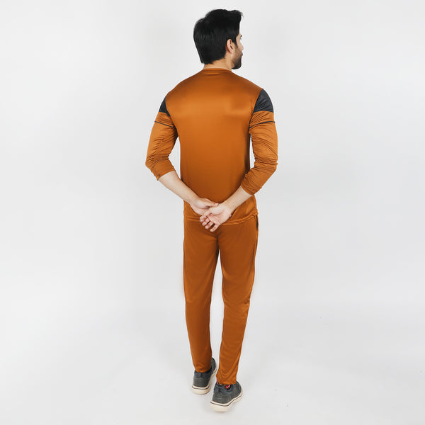 Men's Full Sleeves Track Suit - Brown