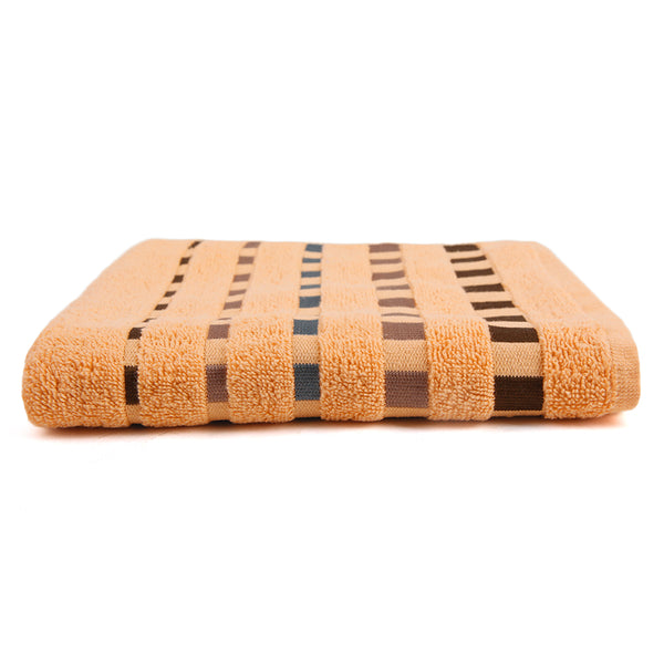 Dots Jacquard Face Towel - Peach