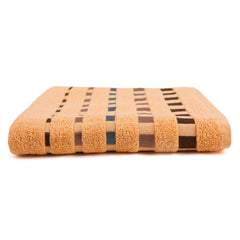 Dots Jacquard Face Towel - Peach