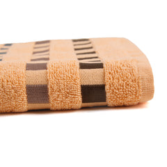 Dots Jacquard Face Towel - Peach