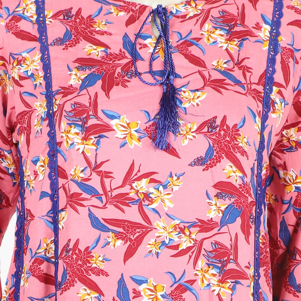 Teens Printed Suit - Pink, Girls Shalwar Kameez, Chase Value, Chase Value