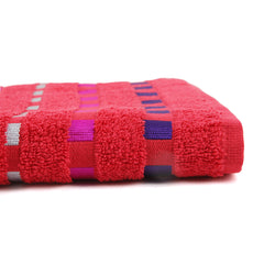 Dots Jacquard Face Towel - Red