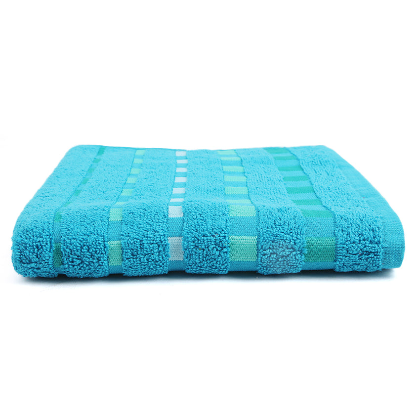 Dots Jacquard Face Towel - Cyan