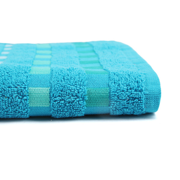 Dots Jacquard Face Towel - Cyan