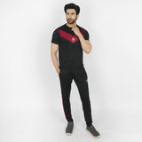 Men's Half Sleeves Track Suit - Maroon, Men's Track Suits, Chase Value, Chase Value