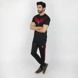 Men's Half Sleeves Track Suit - Maroon, Men's Track Suits, Chase Value, Chase Value